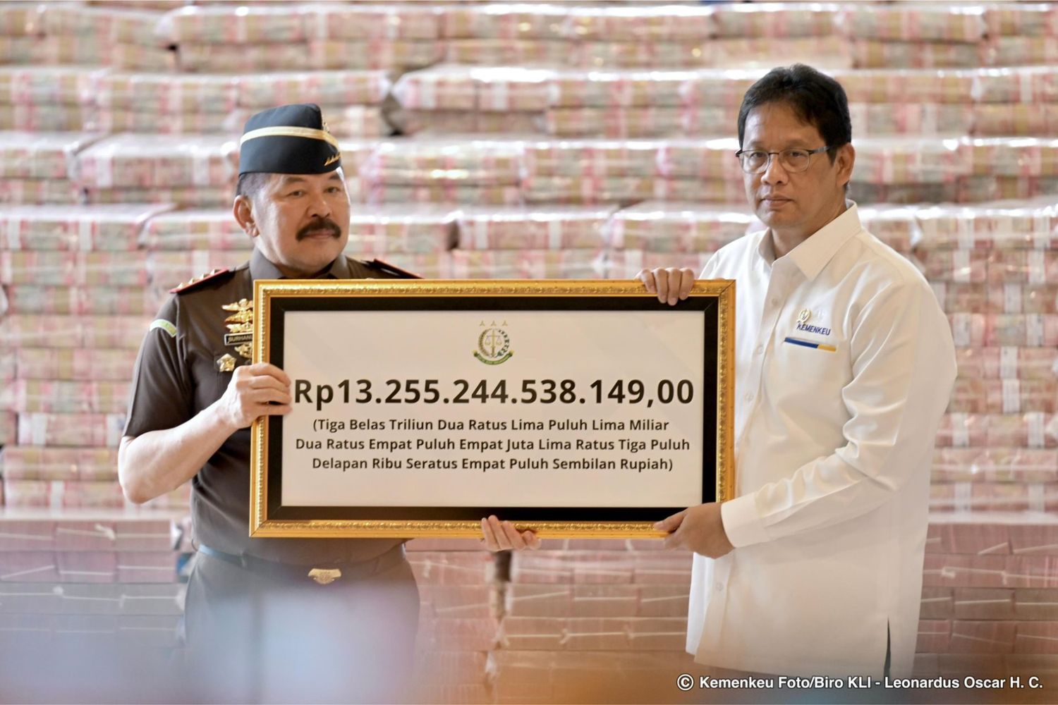 Penyerahan Uang Kerugian Negara Rp 13,255 Triliun Disaksikan Prabowo, Libatkan Perusahaan Besar